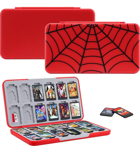 Estuche Jusy Compatible Con La Tarjeta De Juego Nintendo Swi