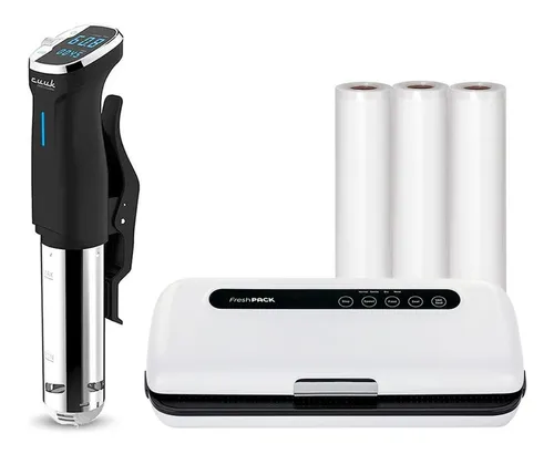 comprar Pack Sous Vide Sv15 + Sellado Sv100 + 3 Rollos 28cm X 5 Mt
