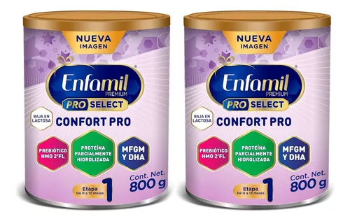 Fórmula Láctea 1 Bebés Enfamil Premium Confort 2 de 800g