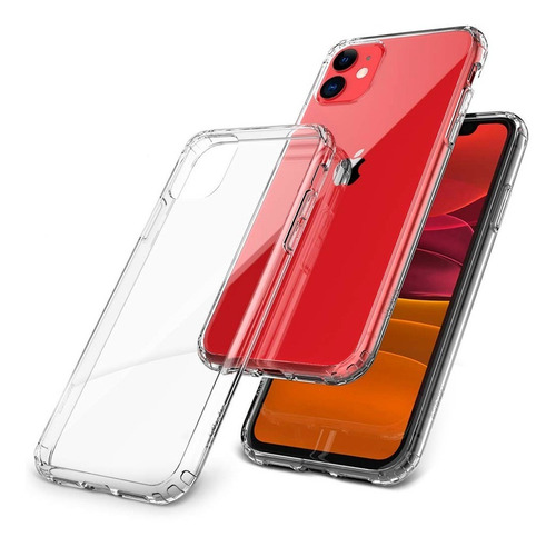 Imagen 9 de 10 de Estuche iPhone 11 - 11 Pro Carcasa Silicona Transparente