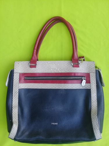 Cartera De Cuero Vacuno Prune 30 * 35 Cm