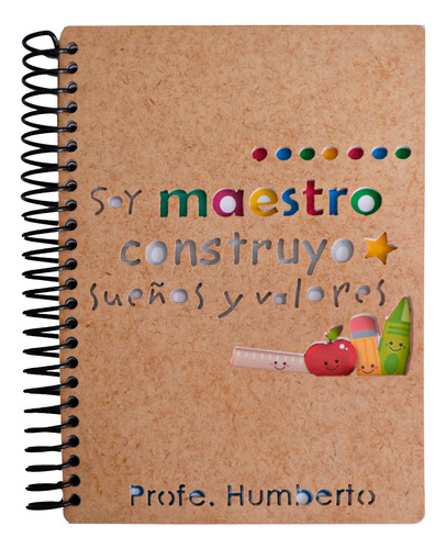 10 Libretas/cuaderno Personalizadas Profesor Dia Del Maestro