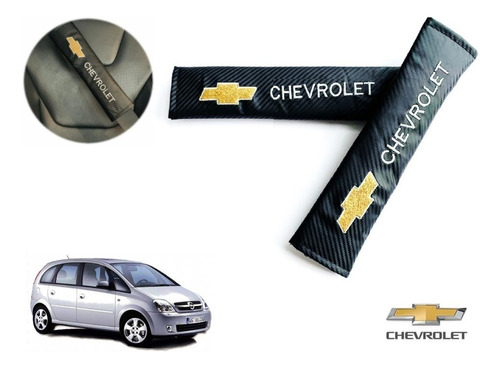 Par Almohadillas Cubre Cinturon Chevrolet Meriva 2006