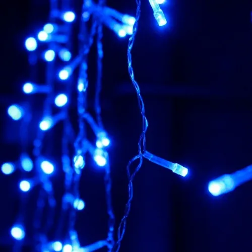 Luz Cascada 4x2 Metros 320 Led Luces Navidad Azul 320leda1
