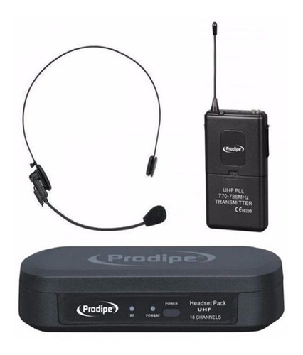 Microfono Inalambrico Headset 100 Prodipe Color Negro