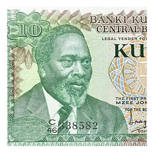 Kenia - 10 Shillings - Año 1978 - P #16 - Africa
