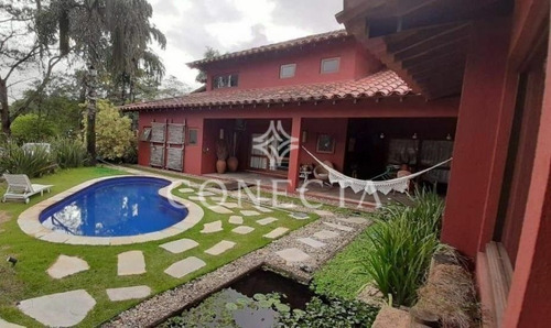Imagem 1 de 30 de Alphaville 12 - Casa 600m² - 6 Dormitórios, 3 Suítes, Piscina, Churrasqueira, Jardim, Aquário Natural - Cncd083