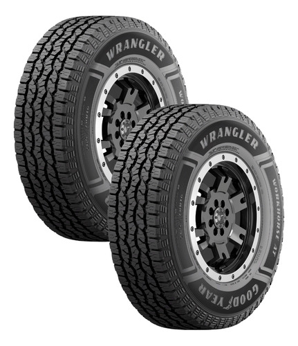 Paquete De 2 Llantas 245/70r16 Goodyear Wragler 113/110t