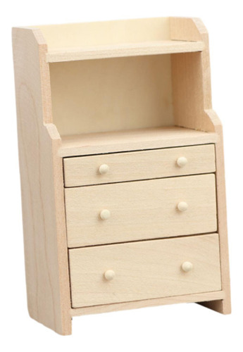 Mueble De Madera Para Casa De Muñecas A Escala Estilo B