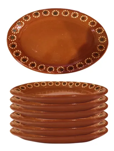 Platos de barro mercado libre best sale