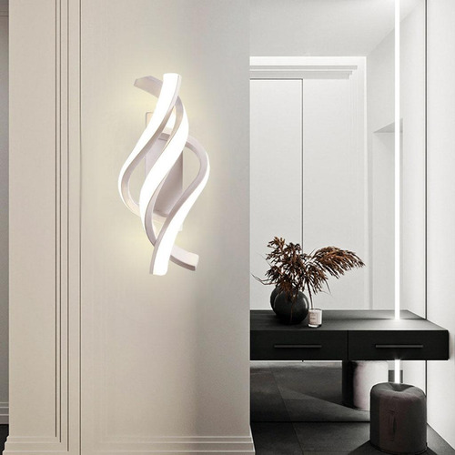 Apliques De Pared Modernos Iluminación Luz Blanca Cálida