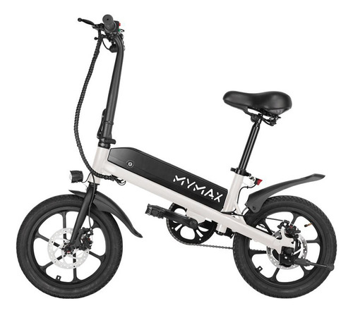 Bicicleta Eletrica Ebike Myway 4.0 Aro 16 Branco Mymax