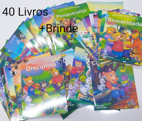 Coleção O Que Cabe No Meu Mundo Vols 1,2,3 E 4 + Brinde