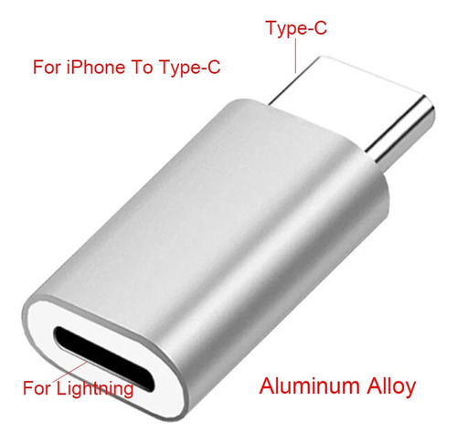 Adaptador Para iPhone 8 A 14 / Carga Y Datos / No Audio