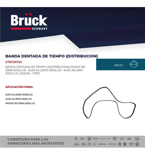 Banda Distribucion Tiempo Passat 2000 2.8 30v 078109119c