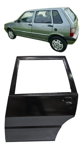 Porta Traseira Esquerda Fiat Uno 4p 04/13 51810442 Nova Org
