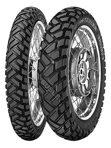 Par Pneu 90/90-21 E 140/80-17 Enduro 3 Xt660falcon- Metzeler