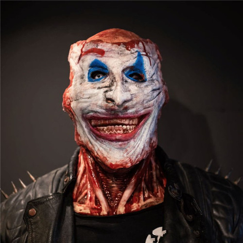 F Máscara De Halloween Jinete Fantasma Casco De Payaso