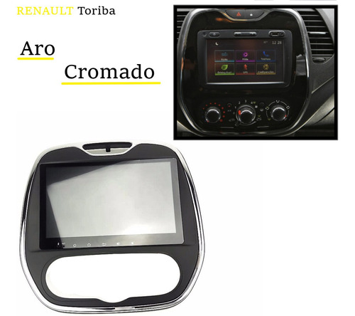 Novo Media Nav Smart Nav 9 + Câmera De Ré Captur 7711733750 