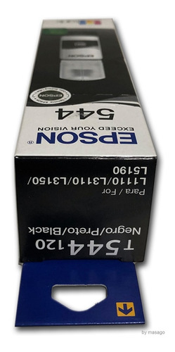 Combo 3 Botella Tinta Epson 544 Negro T544120 C13t00n12a
