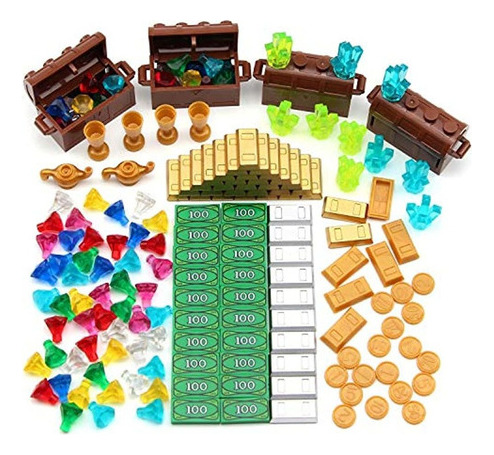 Feleph Treasure Accessories Juego De Bloques De Construccion