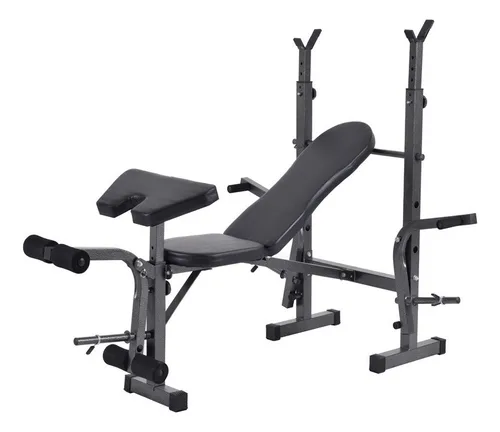 Banco Para Ejercicio Myshop 6107 Con 3 Posiciones De Inclinación Hasta 120kg Máximo