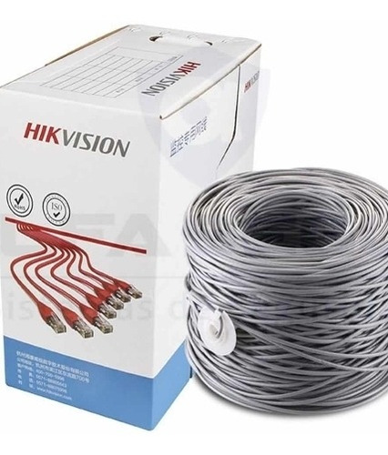 Cable Utp Cat5e 100% Cobre Certificado Hikvision Ds-1ln5e-ee