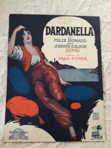 Partitura Dardanella - Song - F, Bernard Y J. S. Black