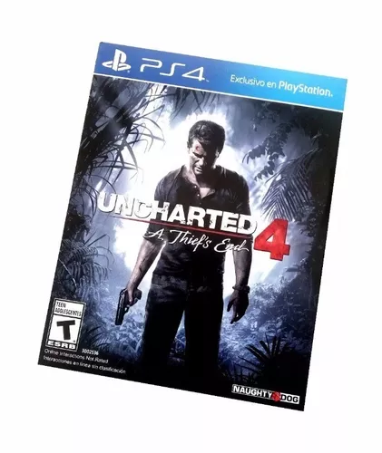 Uncharted 4 playstation 4 midia fisica