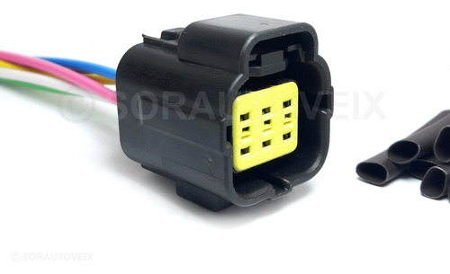 Plug Conector Para Atuador Marcha Lenta Brava Hgt Marea 1.8 16v De 2000 À 2007