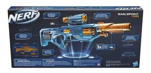 NERF, Lançador Elite com Mira Removível, Azul