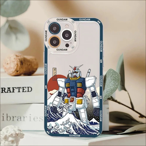 Funda De Teléfono Gundam Robot Para iPhone 11, 12, 13, 14