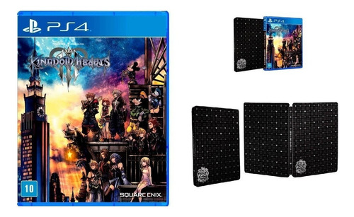 Kingdom Hearts 3 Ps4 Steelbook Edition Mídia Física