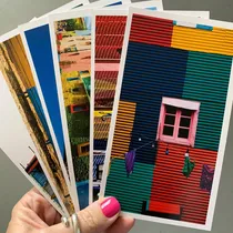 Comprar Pack X 6 Postales Foto Caminito Buenos Aires