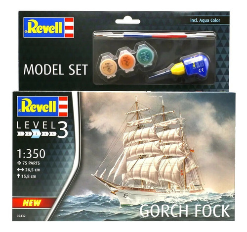 Revell 65432 Gorch Fock 1/350 Model-set
