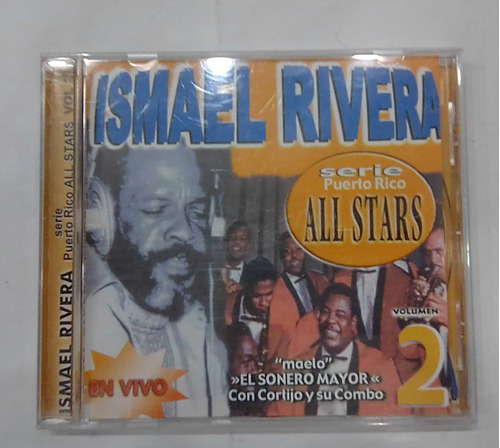 Ismael Rivera. Puerto Rico All Stars Vol. 2. Cd Usado. Qqb.