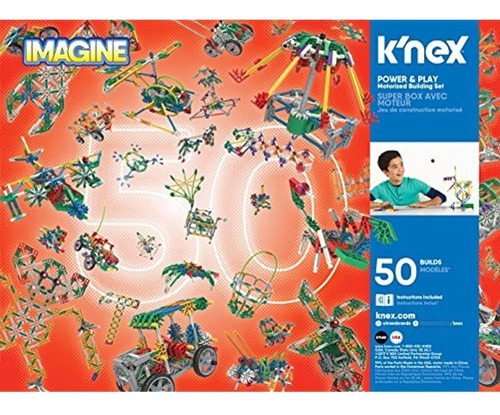 K.nex Imagine - Juego De Construccion Motorizada Power And 