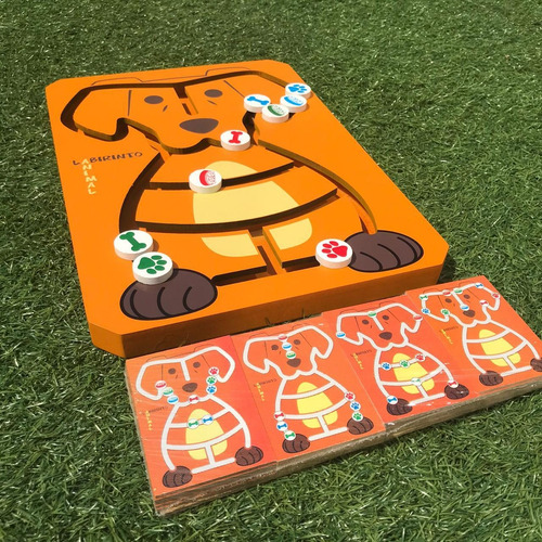 Imagem 4 de 9 de Brinquedo Educativo Jogo Labirinto Animal Crianças