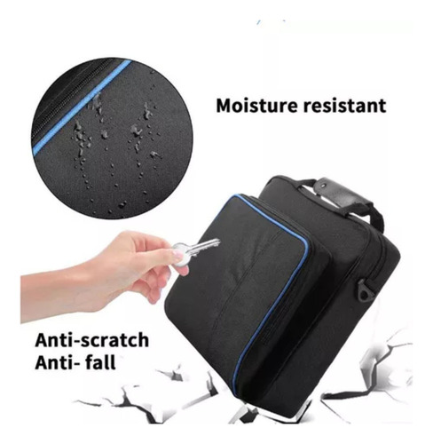 Bolsa De Viaje Adecuada For Consola Ps4 Y Accesorios