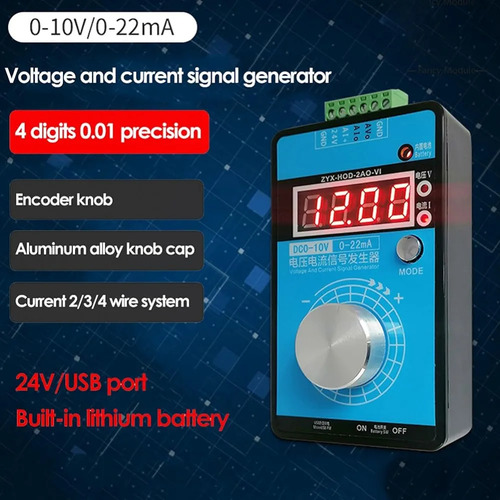 Generador De 4 A 20ma Y 0 A 10volts.