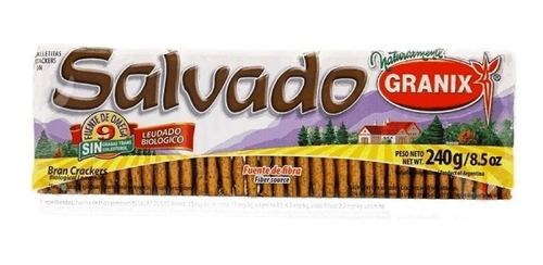 Galletitas Salvado 240g X 24 U - Granix - Primera Calidad