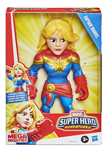 Figura Super Hero - Capitana Marvel Cod 4132 - Mundo Magico