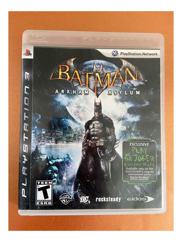 Ps3 Físico Batman Arkam Asylum Original Usado