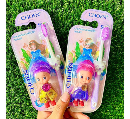 6 Pz Cepillos De Dientes Infantiles Con Diseño