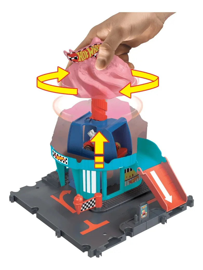 Hot Wheels City Pista De Brinquedo Sorveteria - Mattel