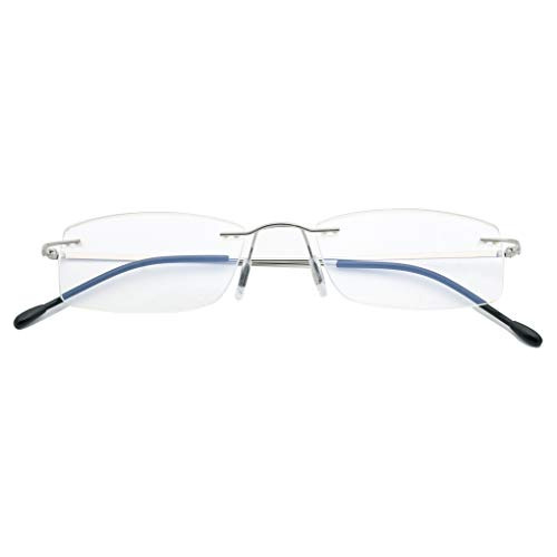 Rimless Lectores Luz Azul Gafas De Lectura A Prueba De Luz M