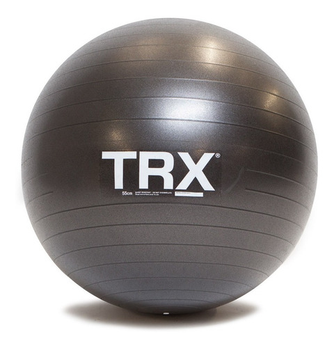 Trx Pelota De Estabilidad De 55 Cm Para Entrenamiento Físico Color Gris oscuro