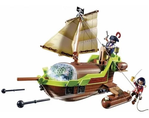 Playmobil 9000 Super 4 Floating Pirate Chameleon With Ruby 