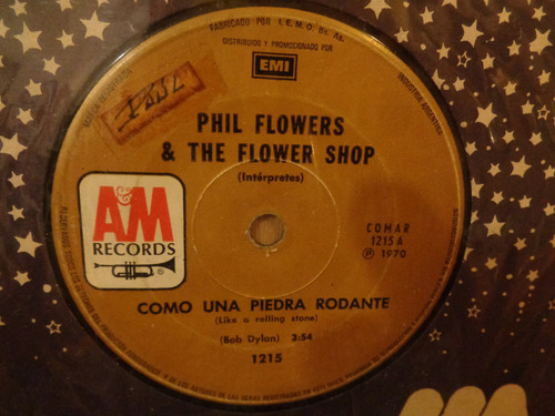 Phil Flowers & The Flower Shop Bob Dylan Vinilo Simple Rock