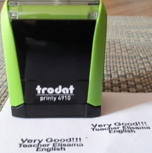 Carimbo P/professores De Idiomas-very Good! Mod 4910, Trodat